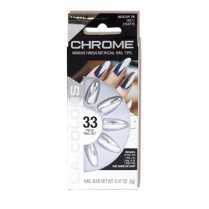 L.A. Colors Chrome Nail Kit - Mirror Finish 💅